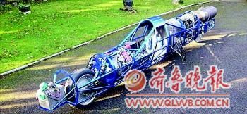 首輛裝有噴氣式發(fā)動(dòng)機(jī)的摩托車時(shí)速高達(dá)724公里最快的摩托車