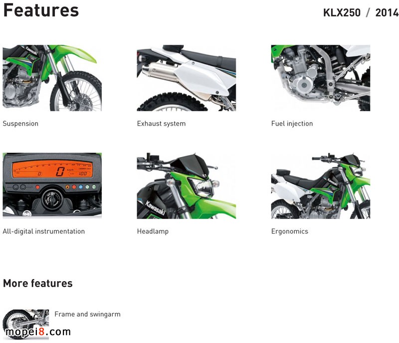 ͬr(sh)Wձl(f)۵2014' KLX250LX250S