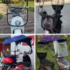 吳集牌摩托車晴雨傘、電動(dòng)車雨棚